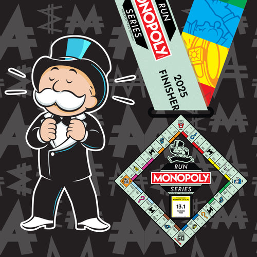 Atlantic City 2025 Half Marathon medal